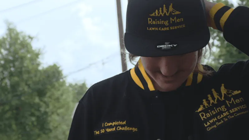 Fulton teen earns new mower, blower after completing nonprofit's 50-yard challenge