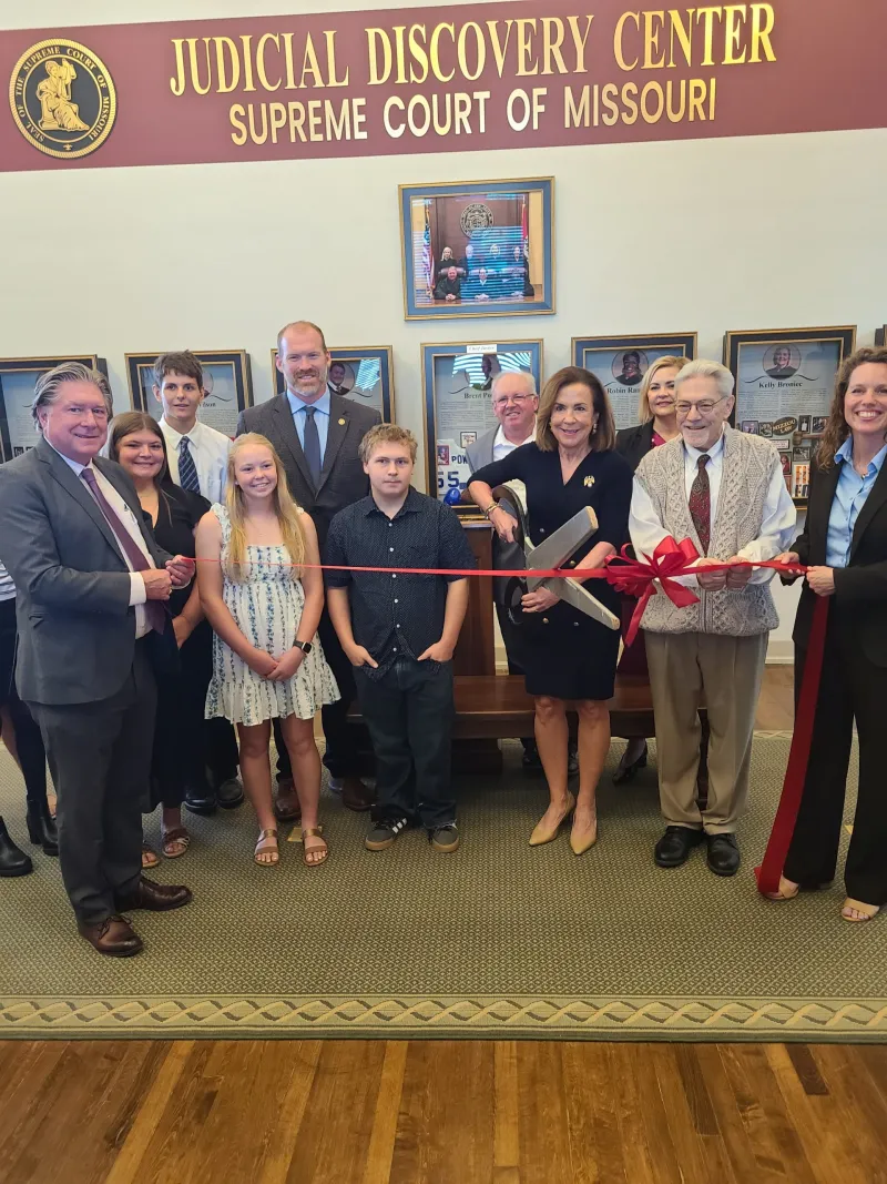 (LISTEN): Students from rural mid-Missouri town describe new Missouri Supreme Court Judicial Discovery Center as inspirational