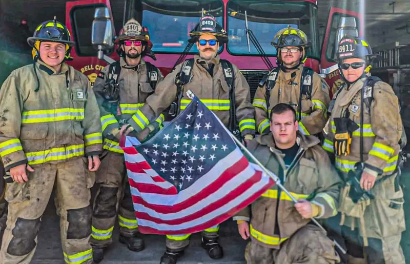 Bell City Fire Rescue Honors Fallen Heroes with 9/11 Memorial Walk