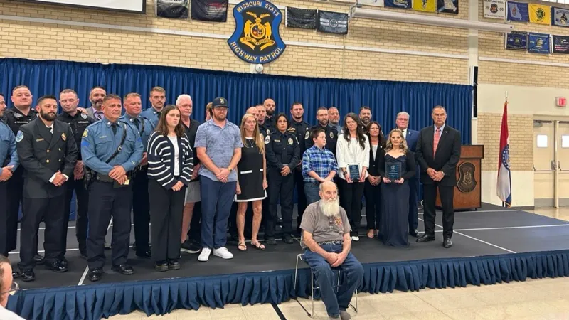 Gov. Kehoe awards public safety medals to two dozen Missourians