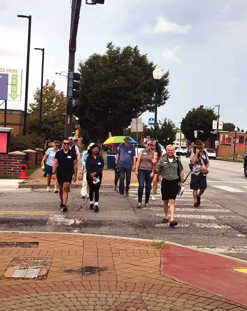Visioning Walk Assesses Independence Boulevard Development