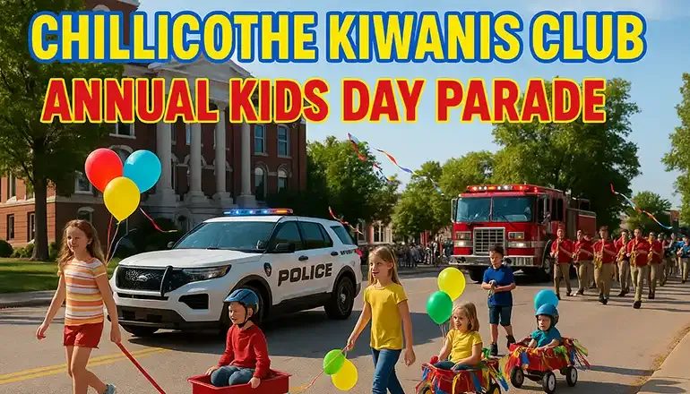 Chillicothe Kiwanis Kids Day Parade draws 30 youths in 15 entries