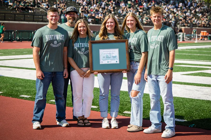 Bolingers named Northwest Family of the Year for 2026-27