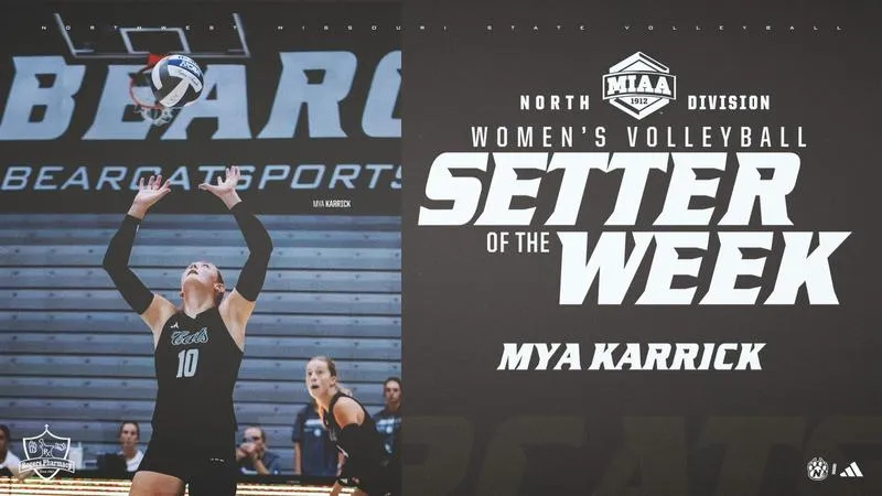 Karrick collects MIAA Setter of the Week honors