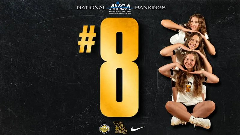 Volleyball holds at No. 8 in latest AVCA Poll
