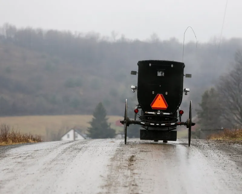Three injured in vehicle-Amish buggy accident in Bourbon County, kansas