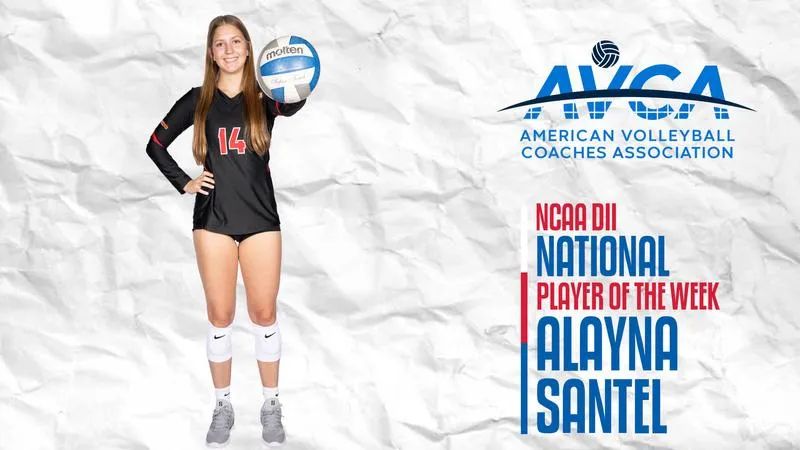 Santel Named AVCA DII National Player of the Week