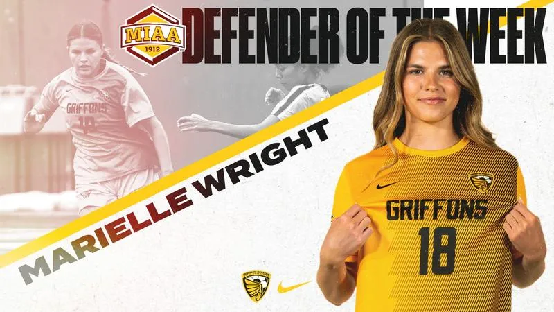 Wright collects MIAA Defender of the Week honors
