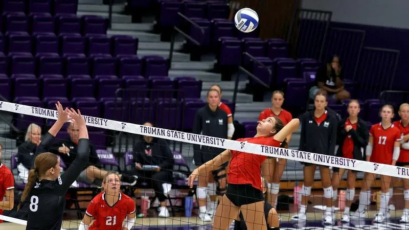 Domian Records Season-High 12 Kills but Central Missouri Narrowly Escapes Saints