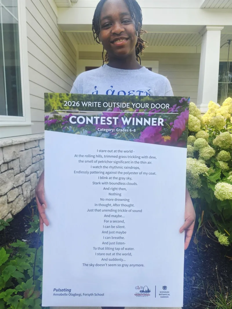 Local middle schooler earns writing award