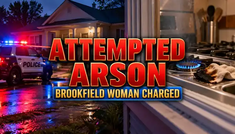 Brookfield woman charged after alleged attempt to burn residence
