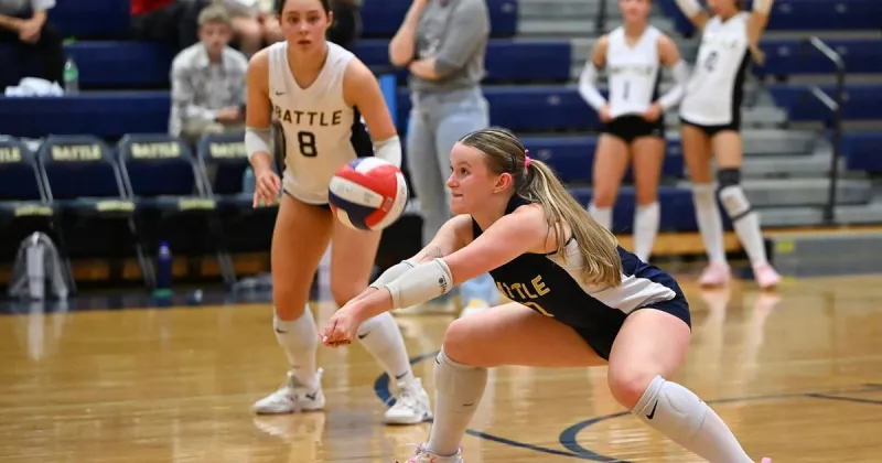 Battle girls volleyball tops Hickman in four sets