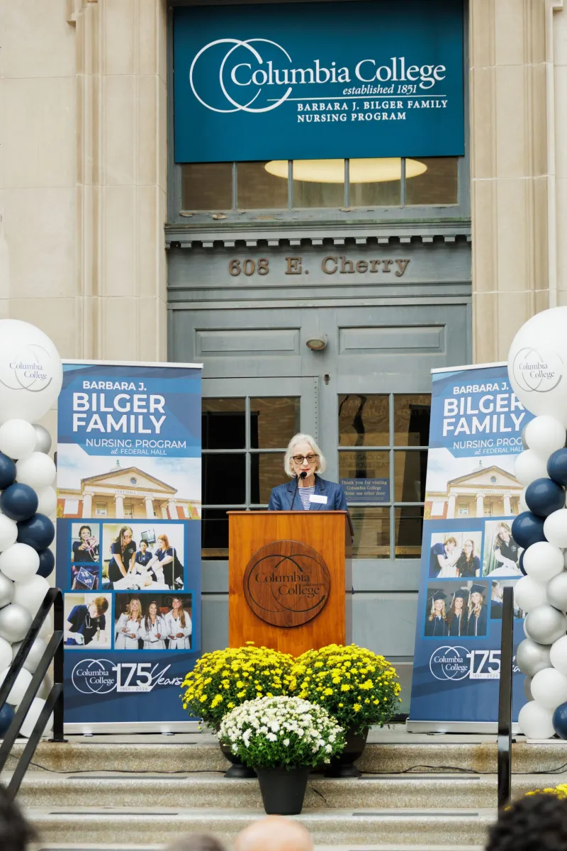 (LISTEN): Columbia College's president describes large gift to CC's nursing program as transformational