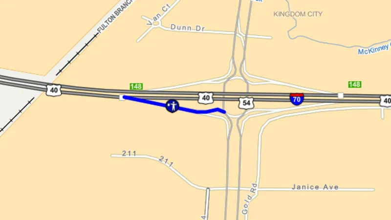 Eastbound I-70 ramp to U.S. 54 in Kingdom City scheduled to close for 2 weeks