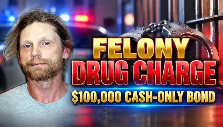 St. Joseph man faces felony drug charge with $100,000 cash-only bond