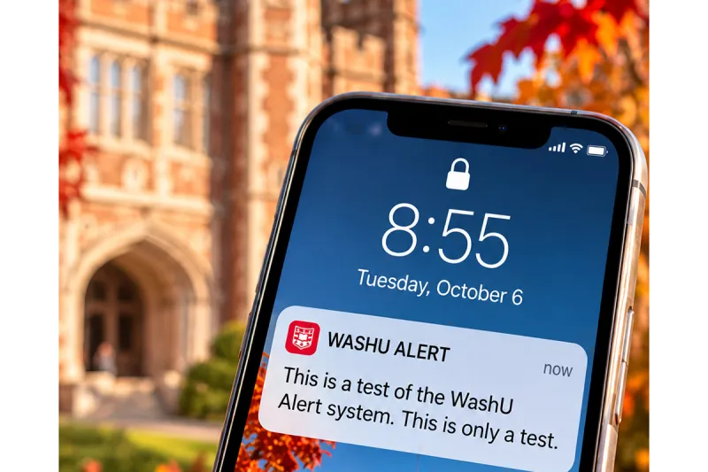 WashU Alerts system test planned Oct. 6