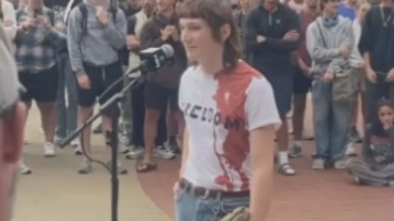 Mizzou Turning Point USA President reacts to threatening comments at Speakers Circle