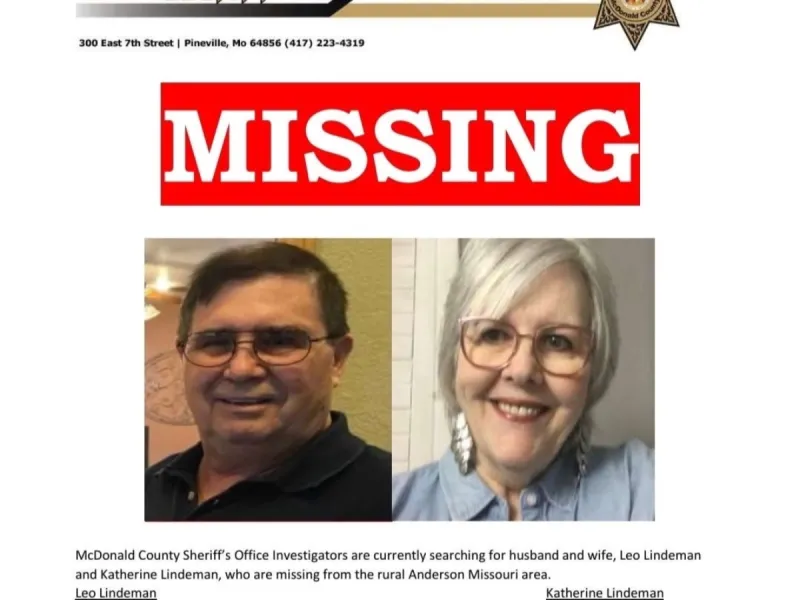 Family, deputies searching for McDonald County couple missing since September 16