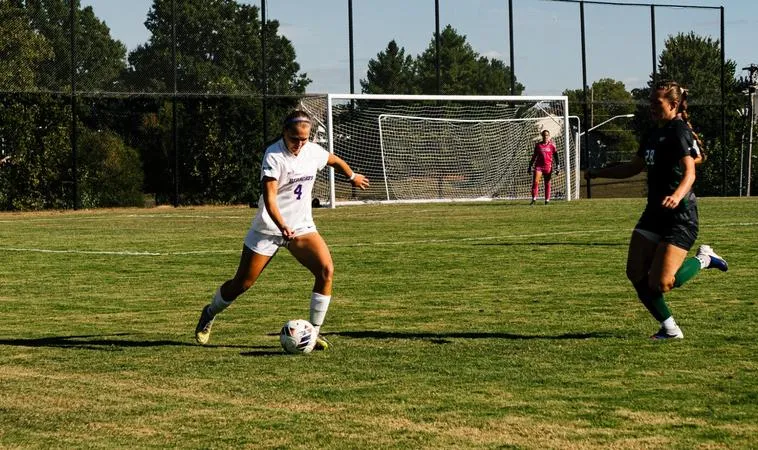 Women's Soccer Downs Greyhounds for First GLVC Victory of Season