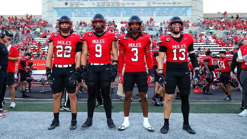 Mules Football Debuts in D2Football.com Top 25