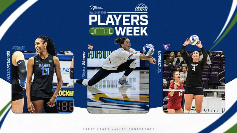 McDonald Named GLVC Offensive Player of the Week