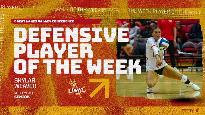 Weaver Named GLVC Volleyball Defensive Player of the Week
