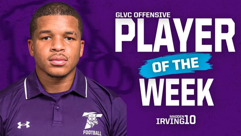 Irving Named GLVC Offensive Player of the Week