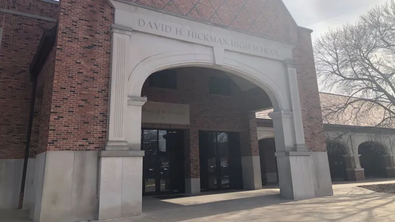 Hickman HS student in custody after caught trying to enter school with gun