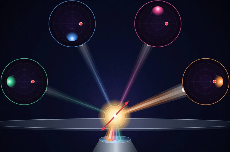 How light can reveal the hidden orientation of a single molecule