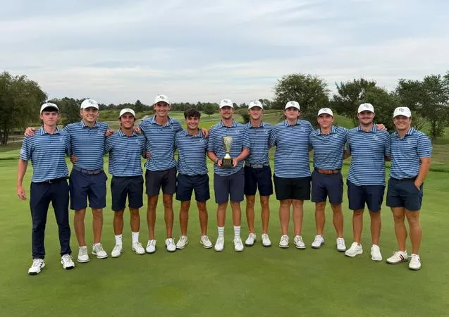 Men's Golf Wins Tanglewood Fall Invitational with Record Second Round