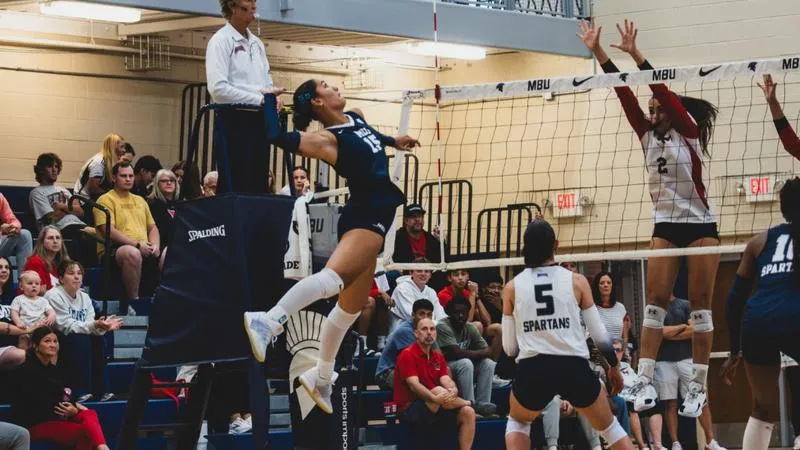 Spartans Outlast Saints in Five-Set Thriller