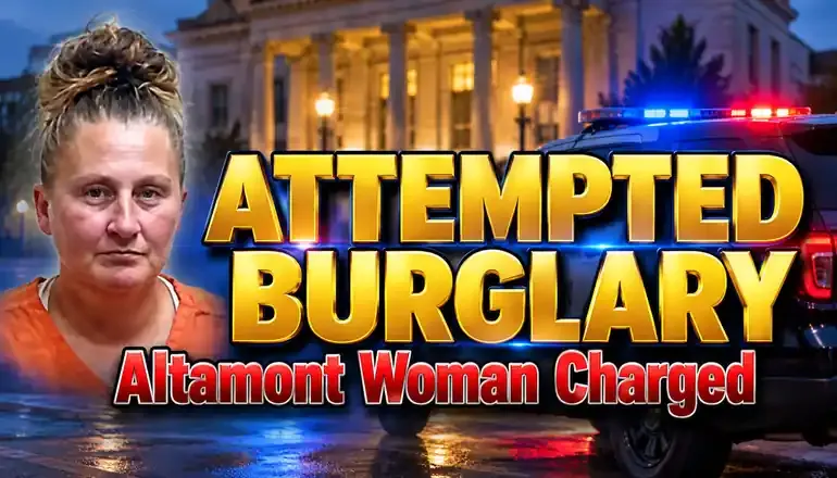Altamont woman charged with attempted burglary near Gallatin