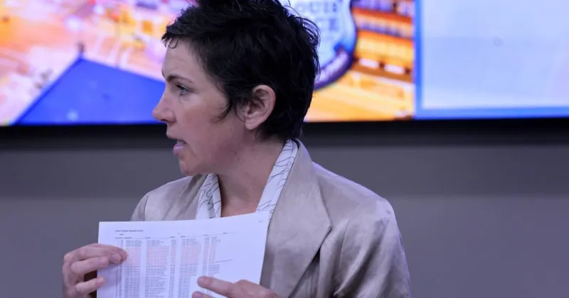 St. Louis Mayor Cara Spencer abruptly leaves sparsely attended police board town hall