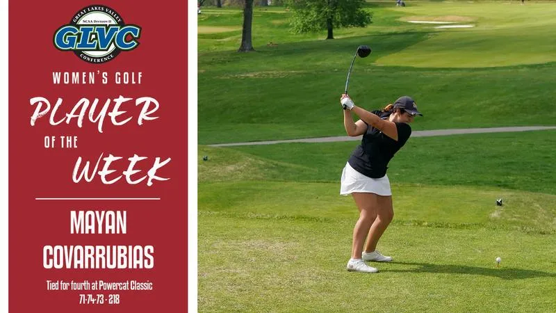 Covarrubias Named GLVC Women's Golf Player of the Week