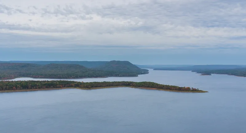 Outdoors Hiking Sugar Loaf Mountain Island on Greers Ferry Lake