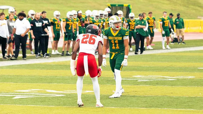 Football Battles Early, Falls at Fort Hays State Saturday