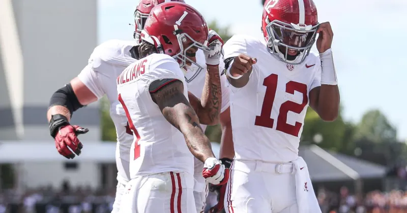 Russell has four touchdowns; Alabama forces early turnovers and eases by Mississippi State