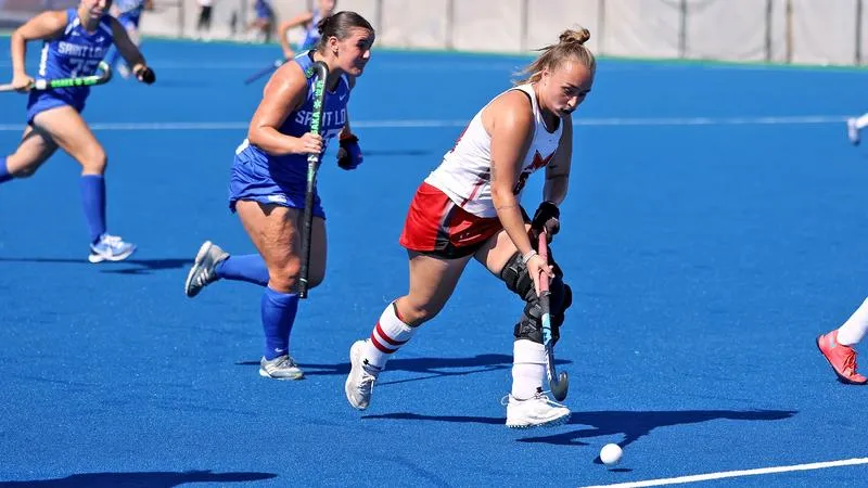 Billikens Battle by Saints in Field Hockey