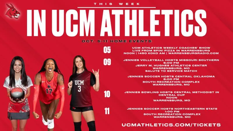 This Week in UCM Athletics: October 5-11