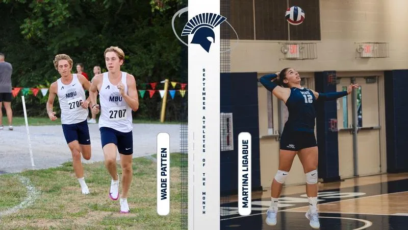Patten, Ligabue Earn MBU September Athletes of the Month