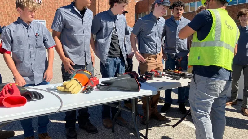 Nichols Career Center students learn hands-on trades, while AI automation booms
