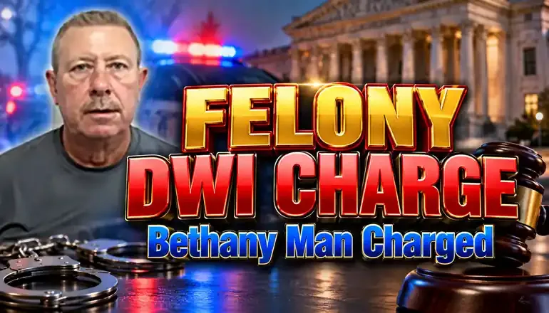 Bethany man faces felony DWI and invalid license allegation