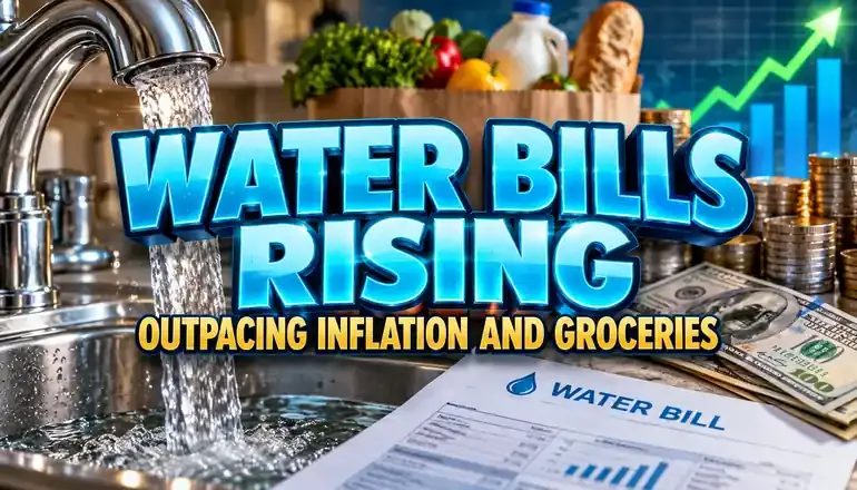 Americans' water bills are growing faster than groceries, overall inflation