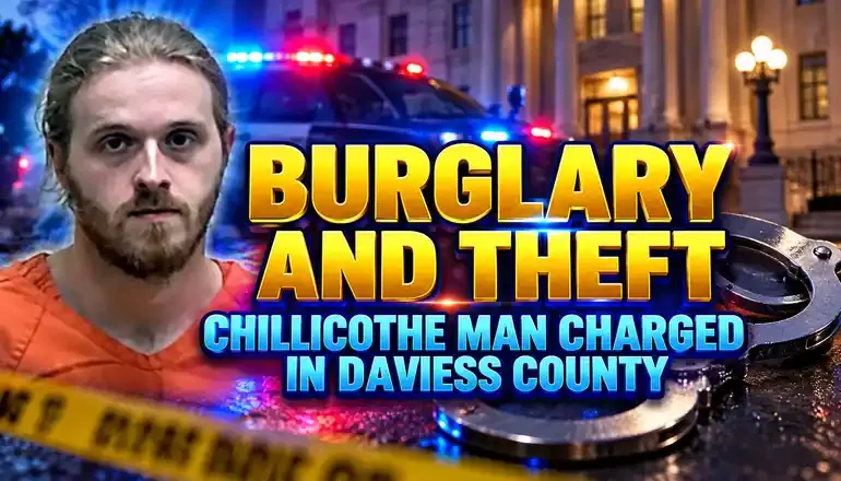 Chillicothe man charged in Daviess County burglary and theft case