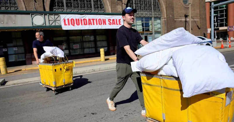Need a $1 pillow, $6 luggage rack, $35 mini fridge? It all must go at St. Louis hotel sale