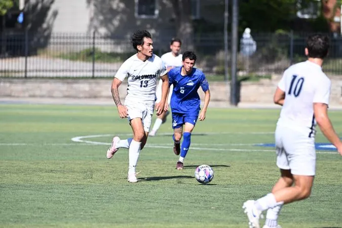 Men's Soccer Tops Mustangs with Late Second Half Push