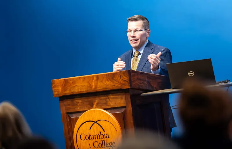 (LISTEN): Columbia College's president says Friday's inauguration is also chance to honor those who came before him