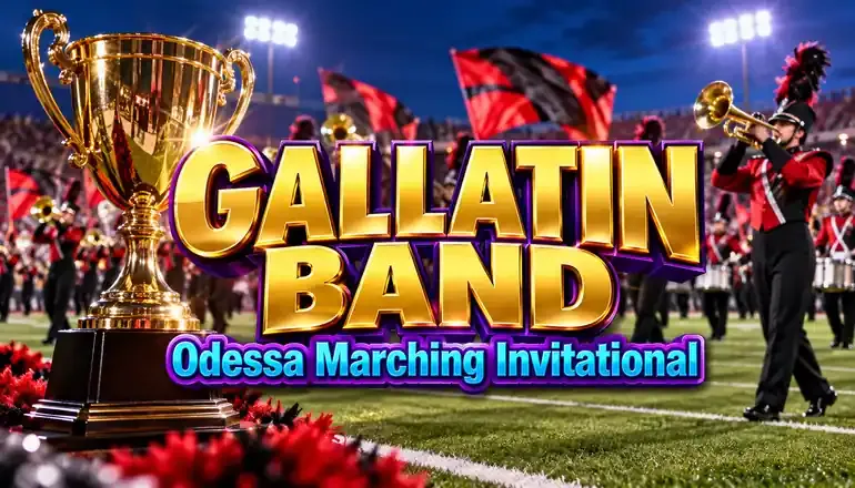 Gallatin band wins field show class at Odessa Marching Festival