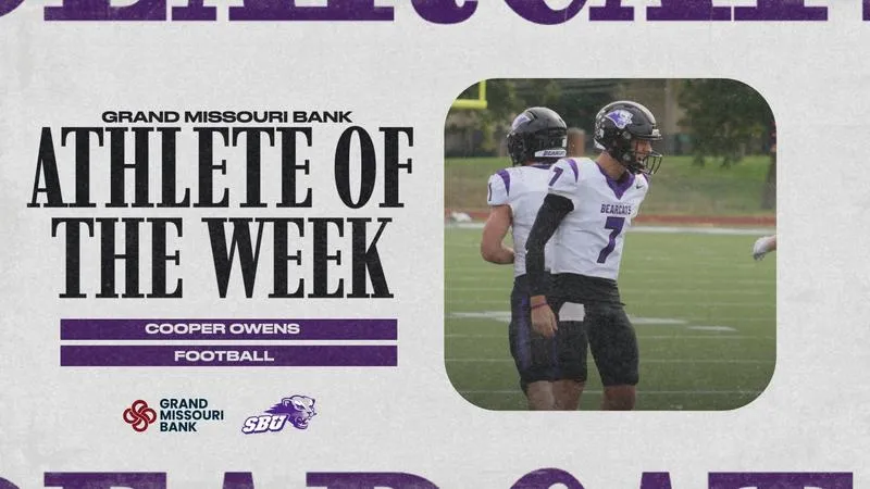 Cooper Owens Wins Grand Missouri Bank Athlete of the Week