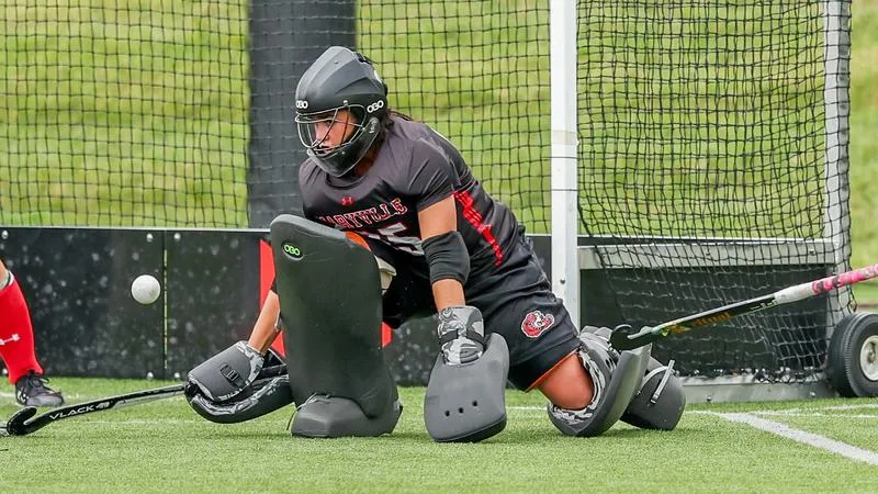 Cox Makes 12 Saves but No. 5 West Chester Stops Saints Field Hockey